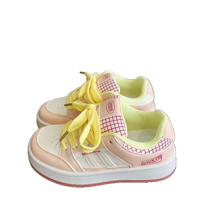 Zapatos de pan, zapatos deportivos ligeros y planos, zapatos blancos para mujeres, verano y otoño de 2025, nuevos zapatos de mujer cómodos y ligeros