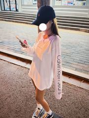 美式复古字母印花长袖T恤女2025新款早秋宽松小众打底衫学生上衣