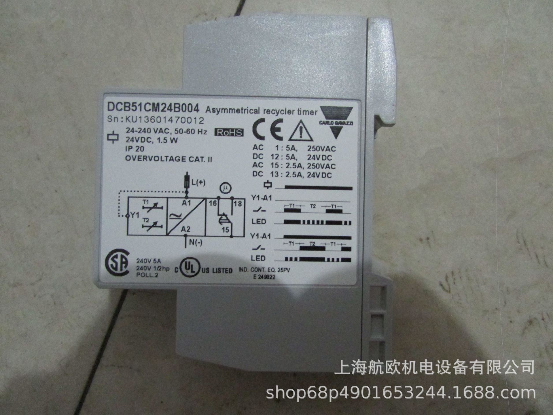 CARLO GAVAZZI继电器VPA1MPA，RCP11003