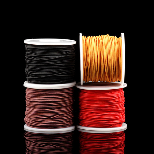 Manufacturer direct sale 0.8mm-1.5mm spool elastic cord for beading bracelets, crafts & DIY core string elastic thread