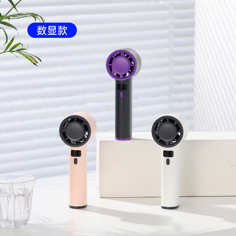 26 New Models of Turbine 199-Speed Handheld Mini Fan USB Charging Portable Digital Display Cooling Small Fan for Outdoor Use and Students 26 New Models of Turbine 199-Speed Handheld Mini Fan USB Charging Portable Digital Display Cooling Small Fan for Outdoor Use and Students