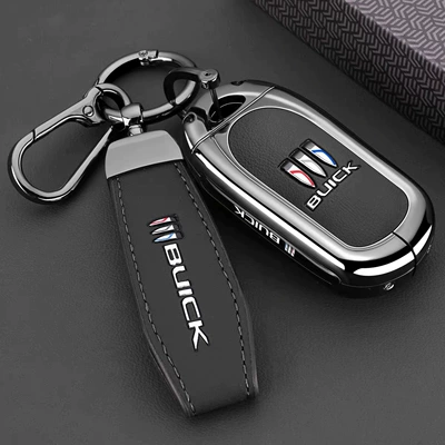 Es Lu Zun Lu Shang Business | Static Rod/Key Bag - type-a-key-black-leather-rope-buckle-hanging-buckle