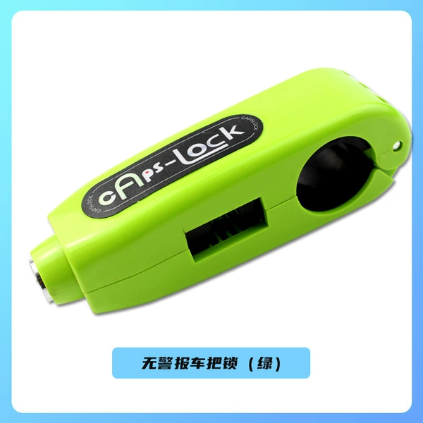 Green [No Alarm] Handlebar Lock