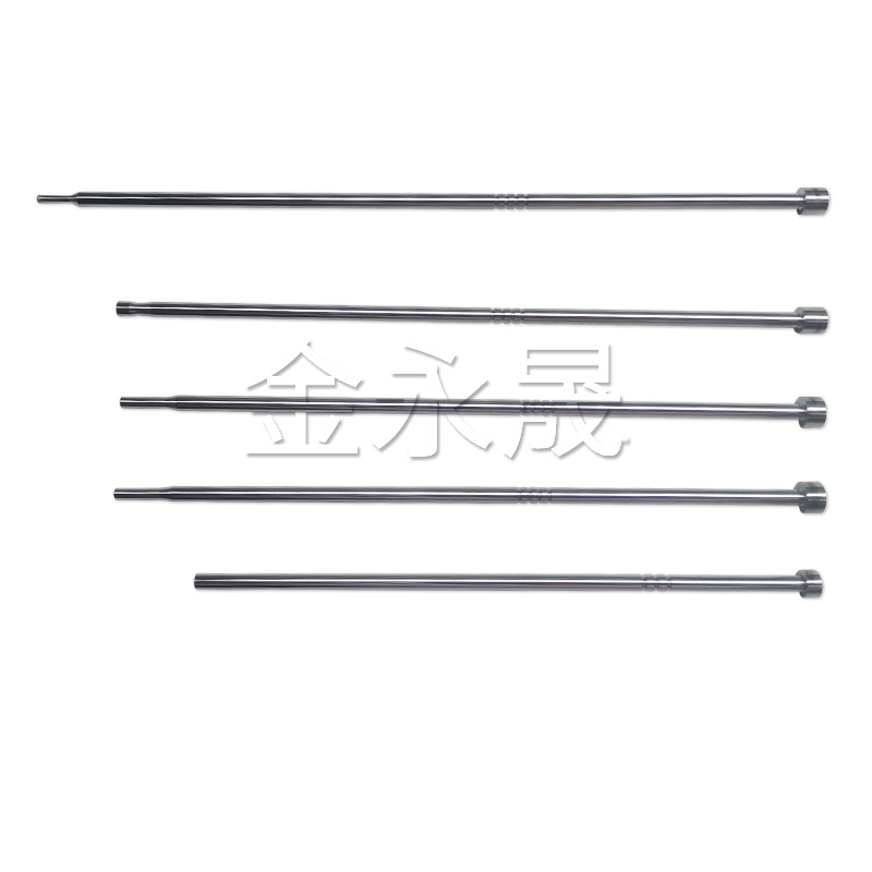 五金电镀HASCO顶针SKD61材质模具顶针司筒电镀硬铬镀镍耐腐