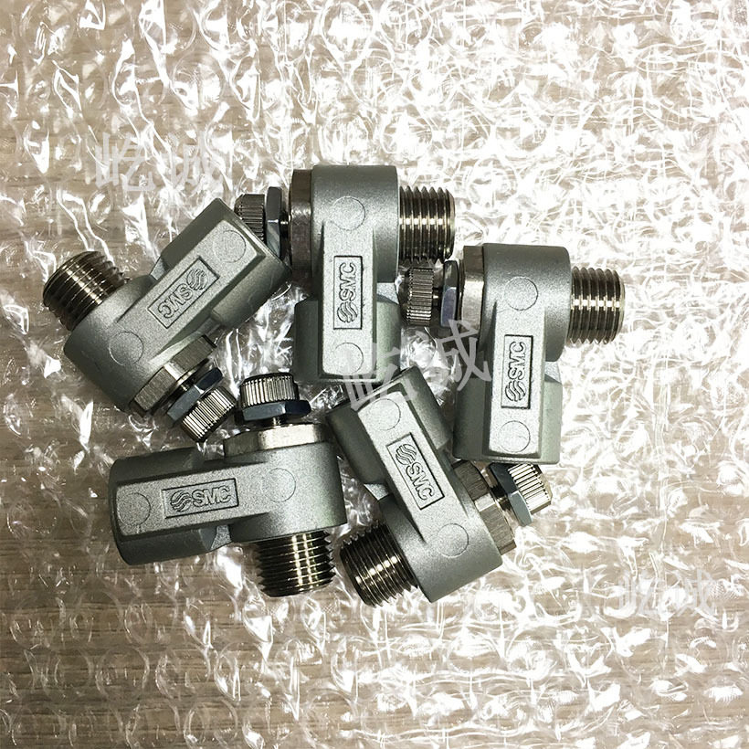 日本SMC金属节流阀AS2200-02 标准型速度控制阀 弯头 全新 调速阀