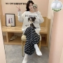 一体女士女孩宽松家居服