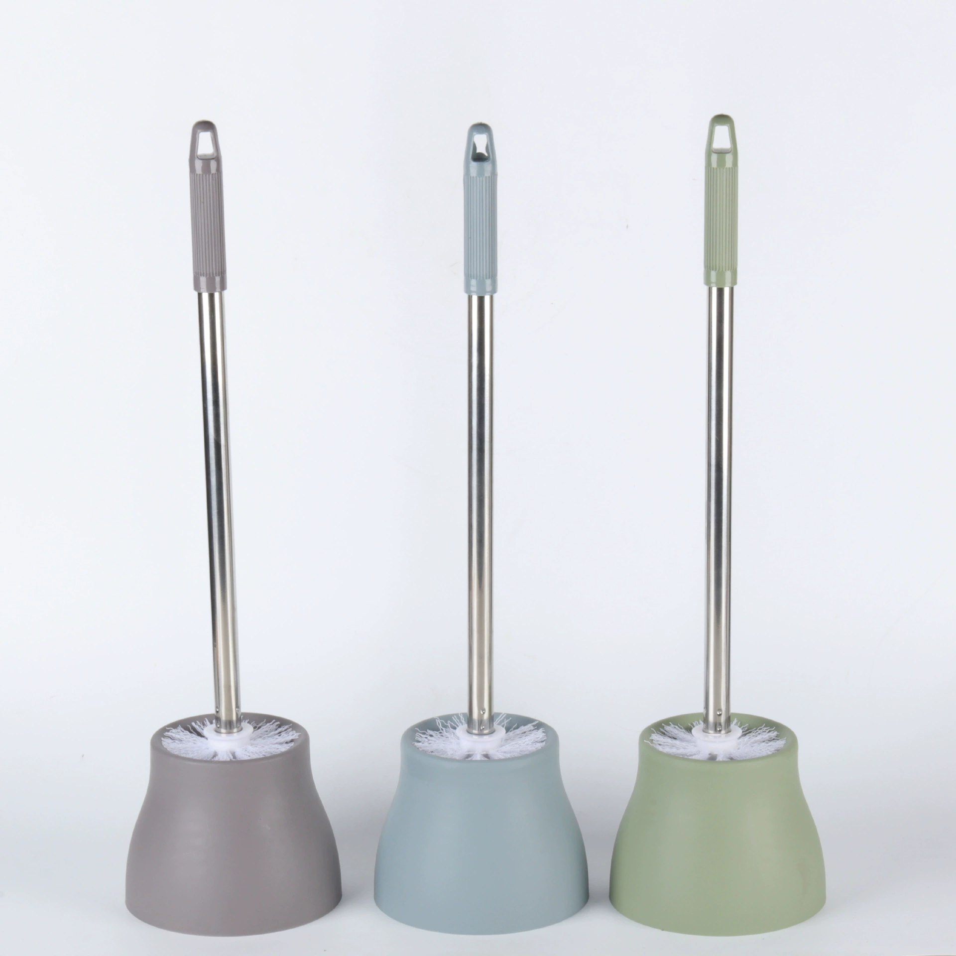 Трехцветная туалетная щетка для чистки туалета Пластиковая длинная ручка для чистки туалета щетка для туалета без мертвого угла