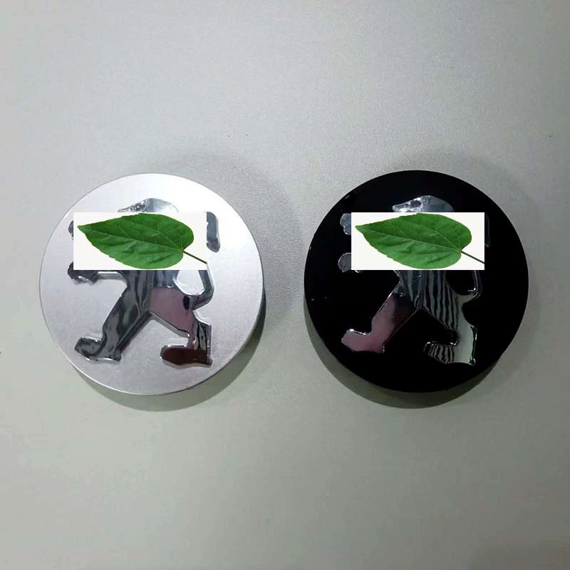 Подходит для всех моделей Peugeot, оригинальные колпачки ступиц колес, колесные диски, хромированные декоративные накладки на четыре колеса, автомобильные аксессуары для шин.