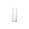 Vertical striped glass cup INS wind coffee cup cold drink cup fruit juice cup high face value single -layer cup net red straight body cup