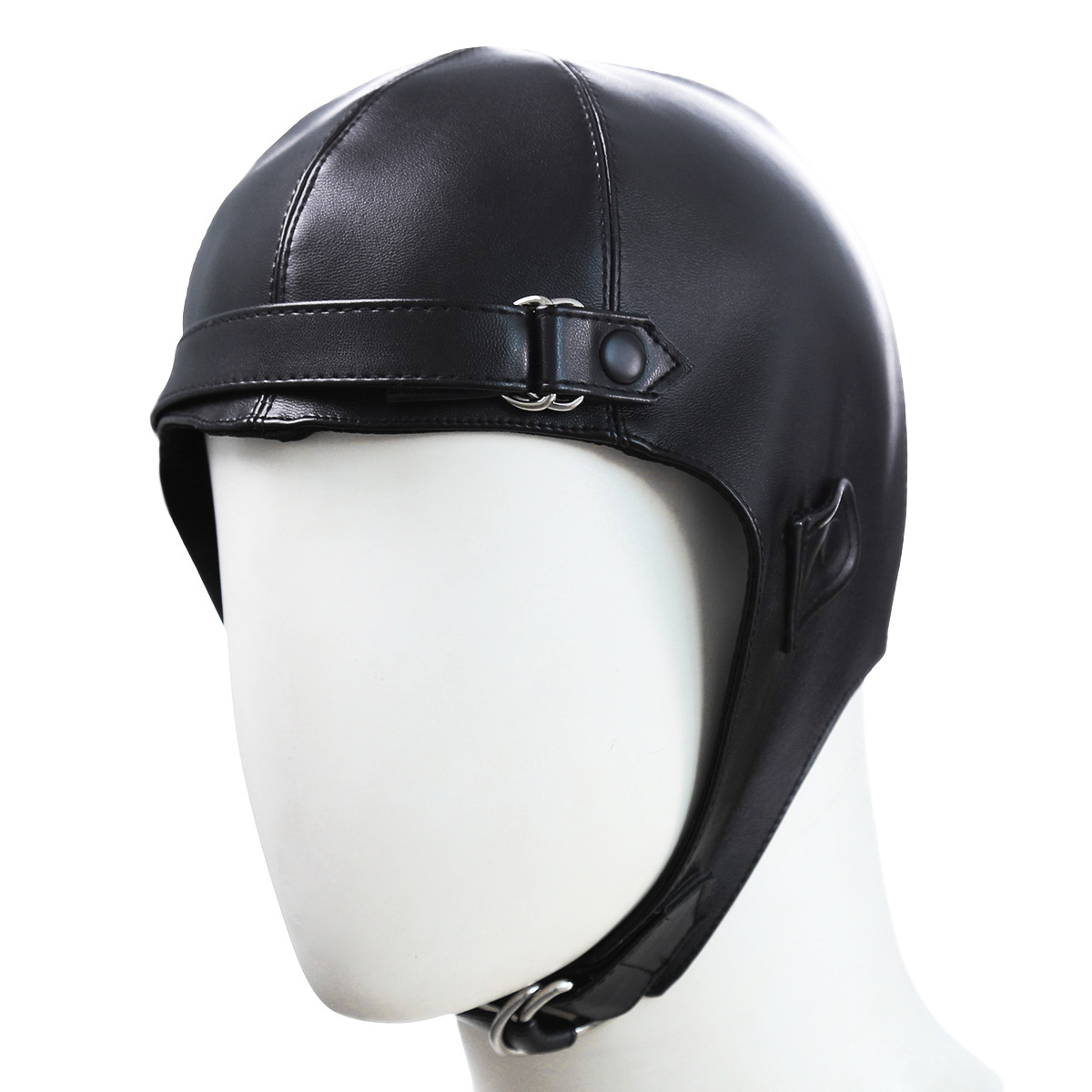 Productos de novedad para adultos, gorro de PU, accesorios para DJ, sombrero decorativo, máscara, juguete para coquetear, capucha.