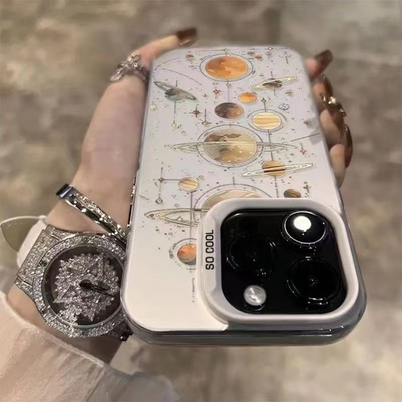 El nuevo estilo es adecuado para iPhone 16 funda para teléfono móvil Apple 15promax estilo europeo y americano 14 anti-caída 13pro/12 personalidad