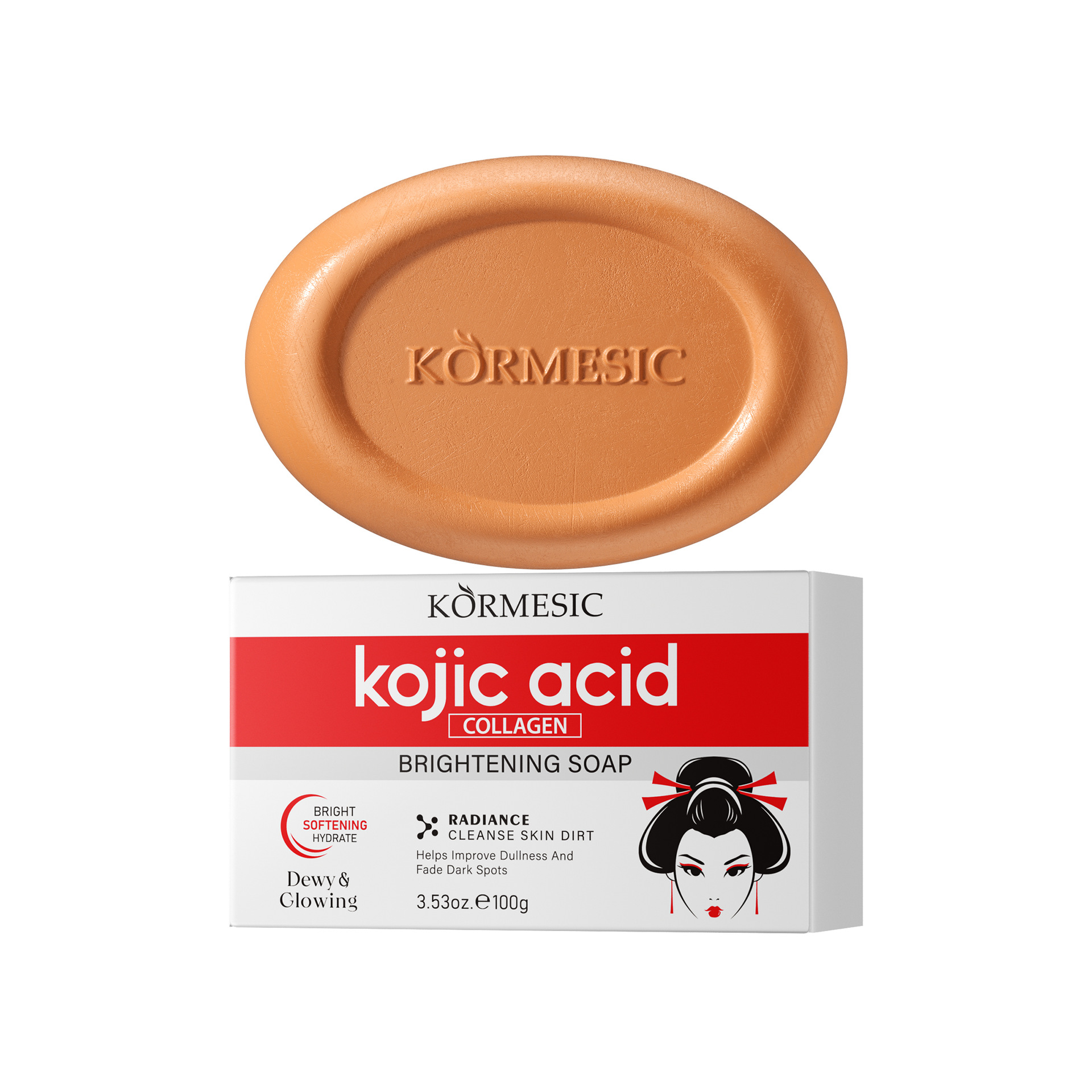 Filipinos KORMESIC ácido cúbico y colágeno cuerpo exfoliante gel comercio exterior transfronterizo paquete completo inglés
