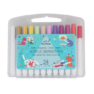 3D printing model coloring special acrylic marker PLA ABS post-processing DIY coloring tool 24 colors