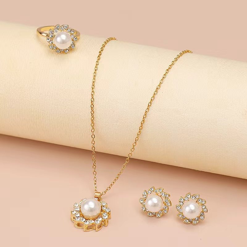 Ensemble de perles rotatives, collier luxueux en zircon, tendance mode femme, inspiré des célébrités d'Internet._voghion.com