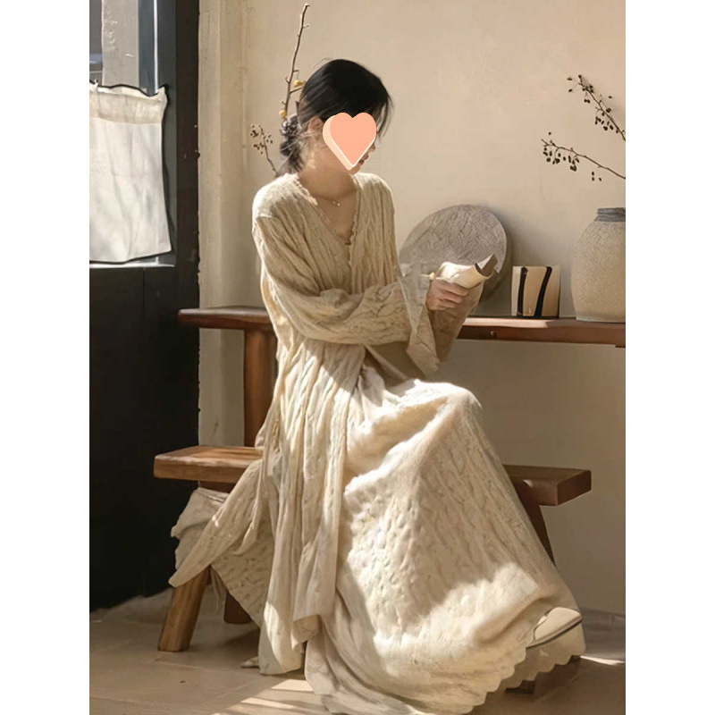 新中式风套装女2025秋季新款高级感领外套上衣半身长裙两件套|undefined