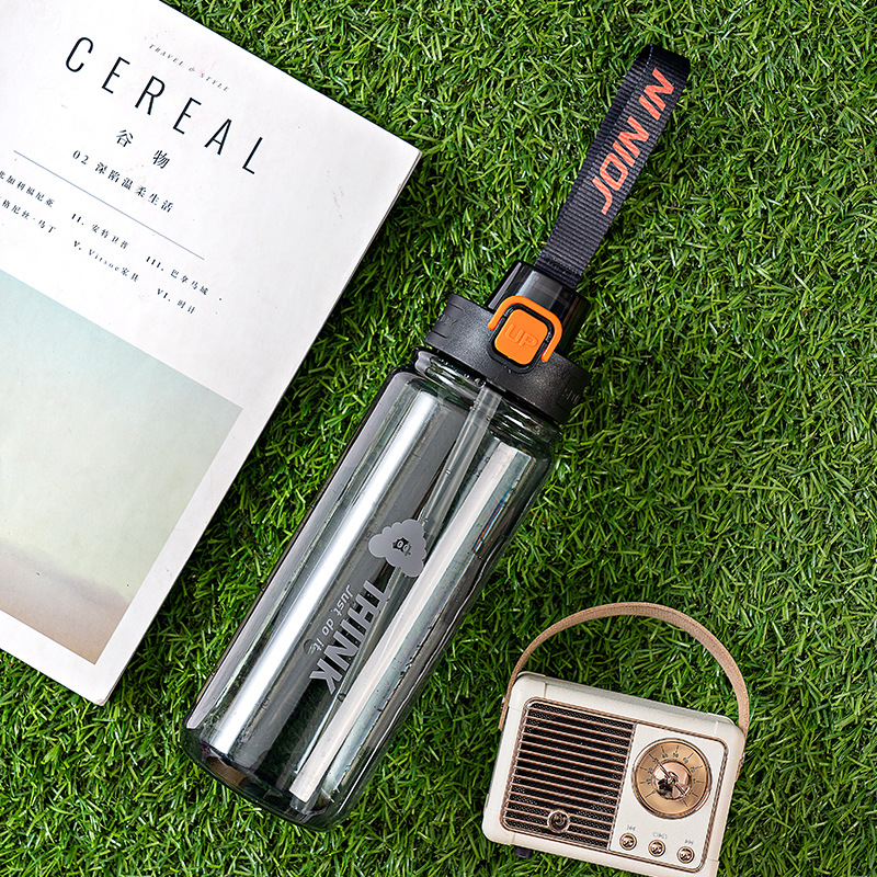 Gran Capacidad de los hombres y de las mujeres taza de plástico portátil con escala de regalo de negocios universal estudiante de plástico hervidor de agua