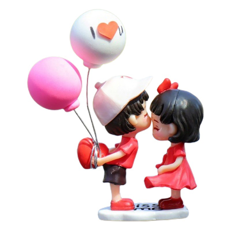 Transfronterizo nuevo coche Decoración Accesorios del coche ins estilo lindo coche pareja muñeca decoración coche suministros al por mayor