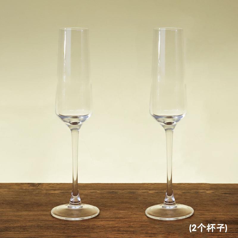 创意结婚敬酒杯新人一对香槟高脚杯碎钻diy手制作交杯高级装饰|undefined