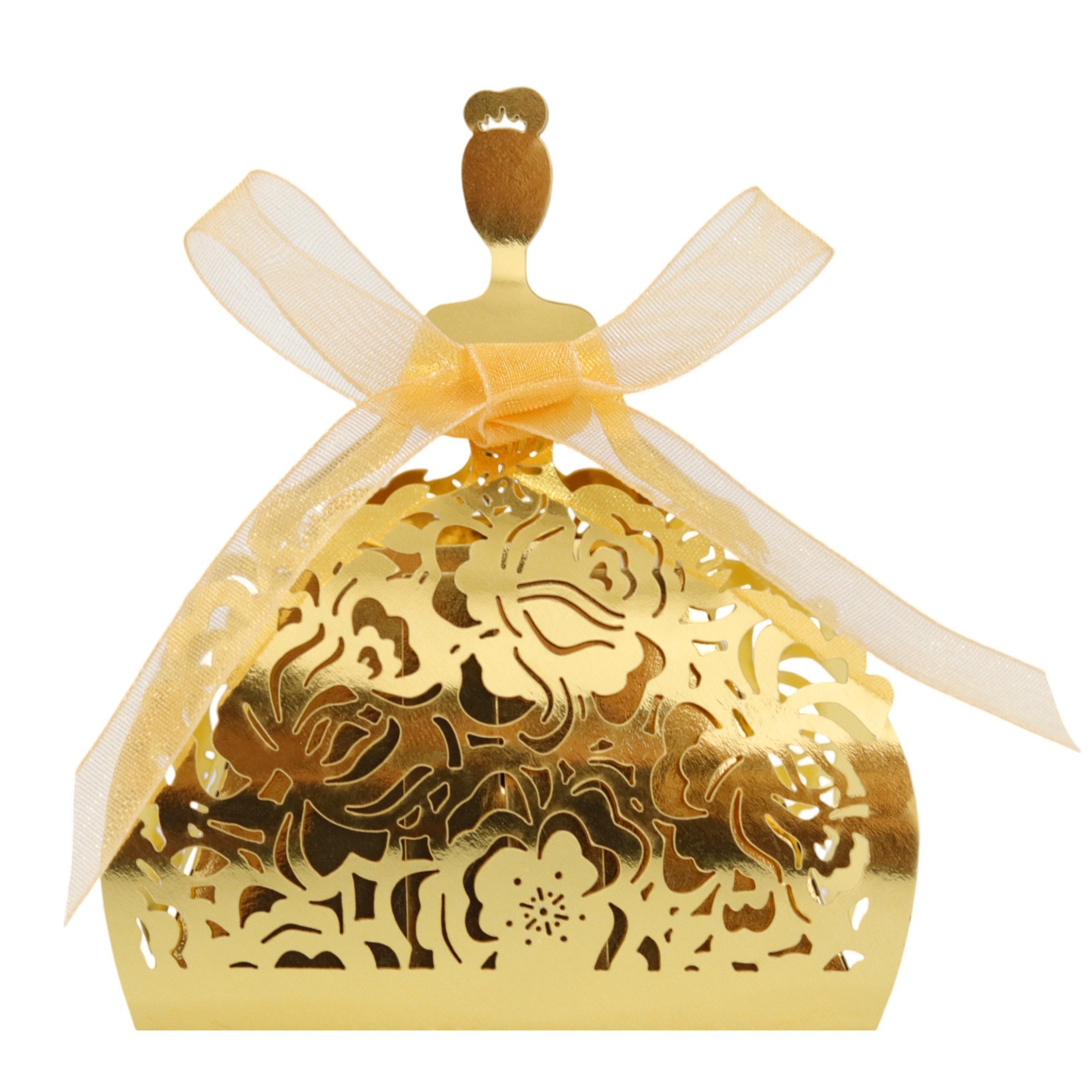 Cross border factory mirror gold beautiful girl girl hollow candy box rose chocolate candy box wholesale