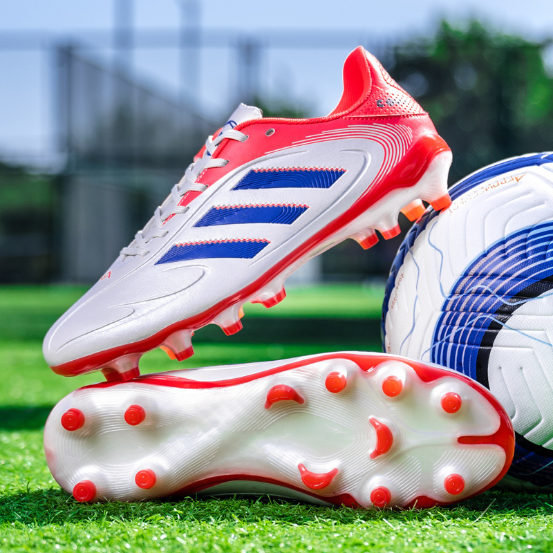 Nuevos zapatos de fútbol transfronterizos para hombres de bajo nivel, zapatos de fútbol de entrenamiento de césped artificial para estudiantes jóvenes image 2