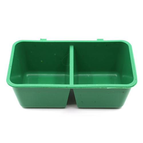 Bird food box, bird cage, rabbit cage, bird trough, bird food tank, bird supplies, bird utensils, wire cage, universal one-piece food box