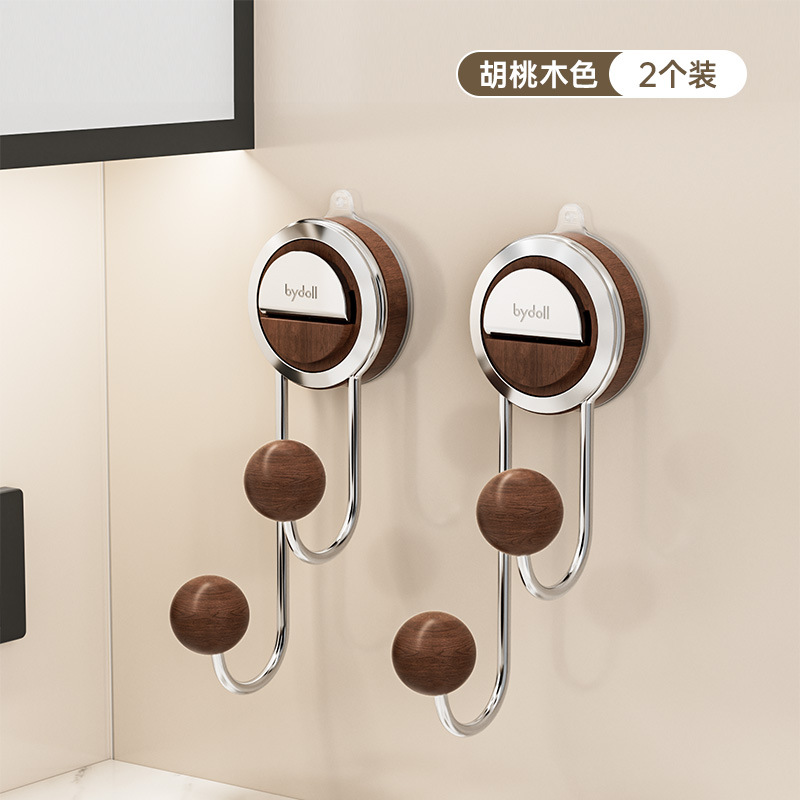 Gancho con ventosa puerta sin perforación Gancho para ropa en la parte trasera Gancho para ropa para colgar en la pared Gancho adhesivo de carga fuerte para baño Gancho de baño sin costuras al vacío