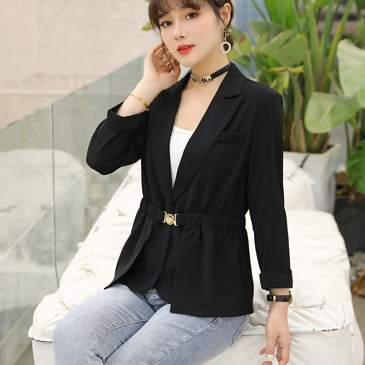 Little suit girl 2021 Spring new pattern Women's wear Korean Edition have cash less than that is registered in the accounts Self cultivation Frenum man 's suit leisure time coat On behalf of