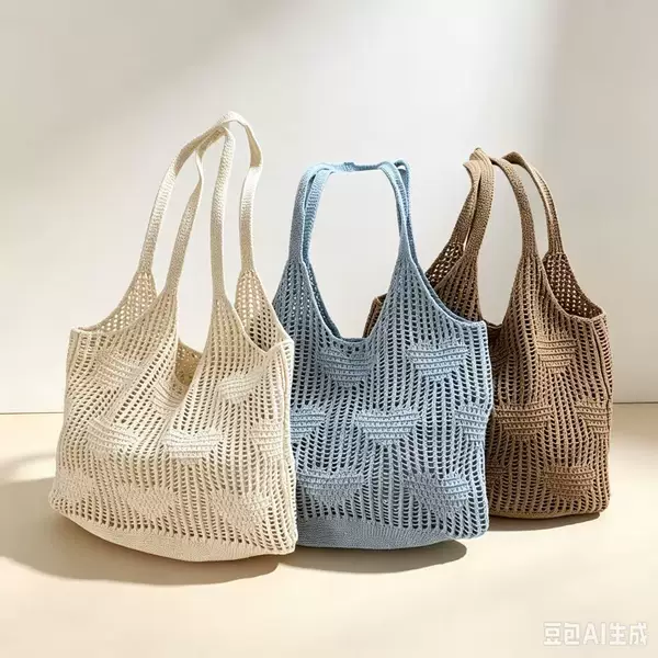 Cross-border best-selling handbags, knitted bags, woven bags, crossbody bags, shoulder bags, heart-shaped bags, hot-selling in Nepal