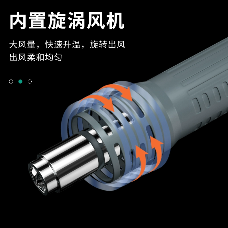 Lu Fairy Горячая пушка Разборная паяльник два в одном 8878 Портативный мобильный телефон Ремонт Горячая ветровая паяльная станция