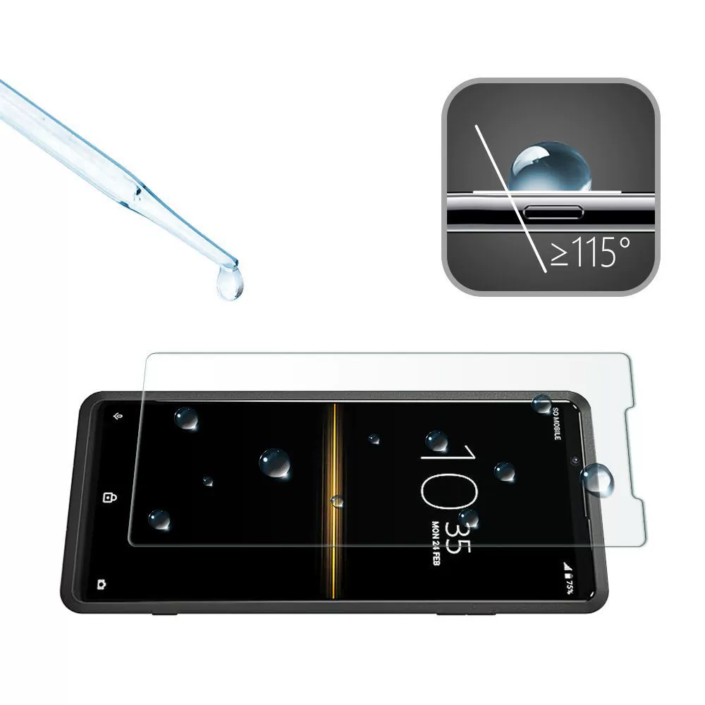 Совместимая защитная плёнка из закалённого стекла для телефона Sony Xperia Pro