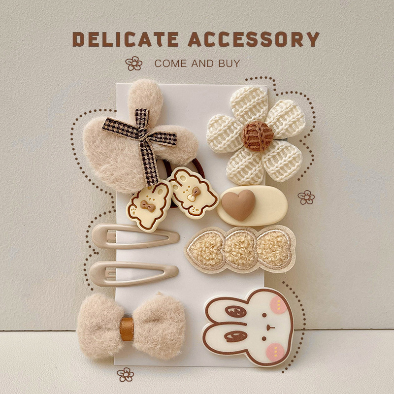 Accesorios para el cabello para niños Horquilla linda de dopamina Clip de flequillo lateral para niñas horquilla Clip de pico de pato de dibujos animados para niñas tocado