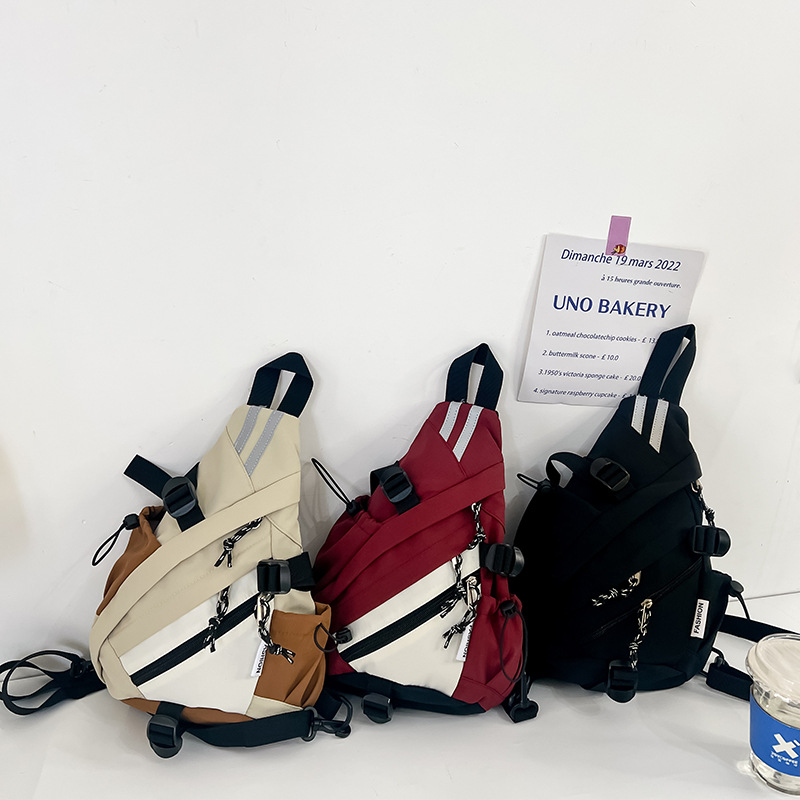 Bolsa de mochila coreana para niños y niñas, moda, bolso de pecho de gran capacidad para niños 2025, nuevo tipo de bolso para niños de doble uso