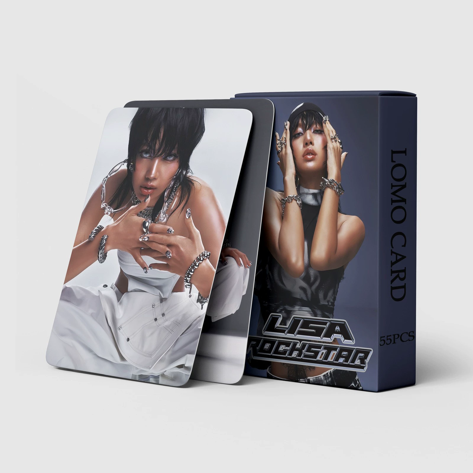 Большое количество 55 LISA маленьких открыток ROCKSTAR карточки чернила KPOP звезда периферийные LOMO маленькие карточки
