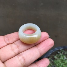 新疆和田玉且末料 糖料 藕粉 烟紫  馒头 方圆 戒圈戒指 男女挂件