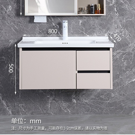 80 gabinete de cerámica + grifo