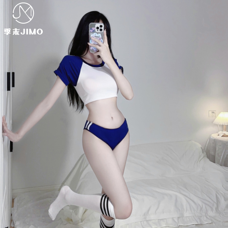 Japanese Gymnastics Suit Cute Girl School Girl Suit Student Cheerleading Swimsuit Belly Covering Slim Swimsuit Women's Sexy Underwear Japanese Gymnastics Suit Cute Girl School Girl Suit Student Cheerleading Swimsuit Belly Covering Slim Swimsuit Women's Sexy Underwear