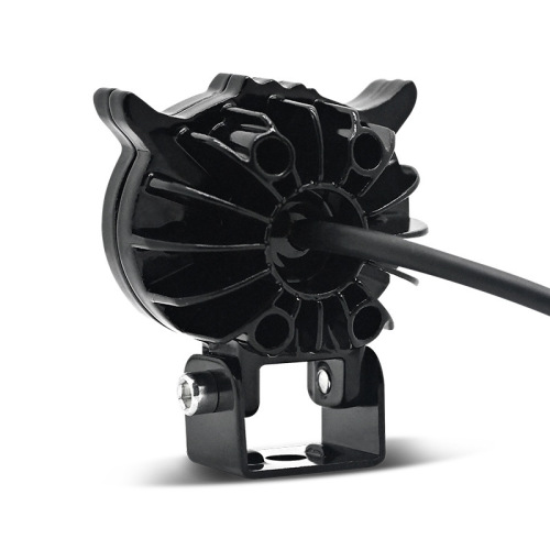 LED motorcycle spotlights, dual owl eyes, two-color small steel cannon electric car headlight modification, waterproof LED headlights