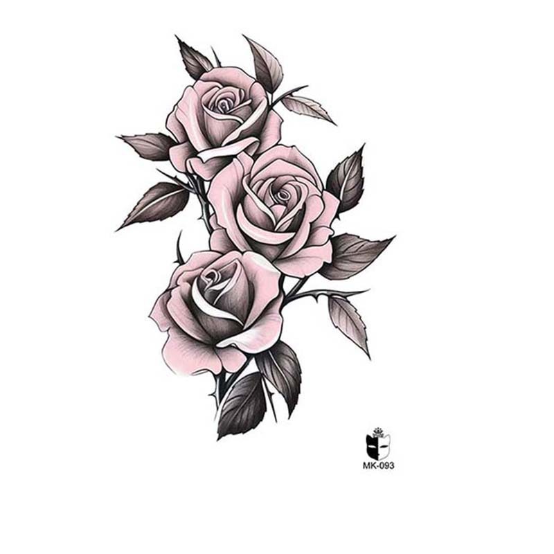 Animal blanco y negro desechable pegatinas de tatuaje belleza pegatinas de tatuaje moda estética patrón de personalidad dama pegatinas de tatuaje