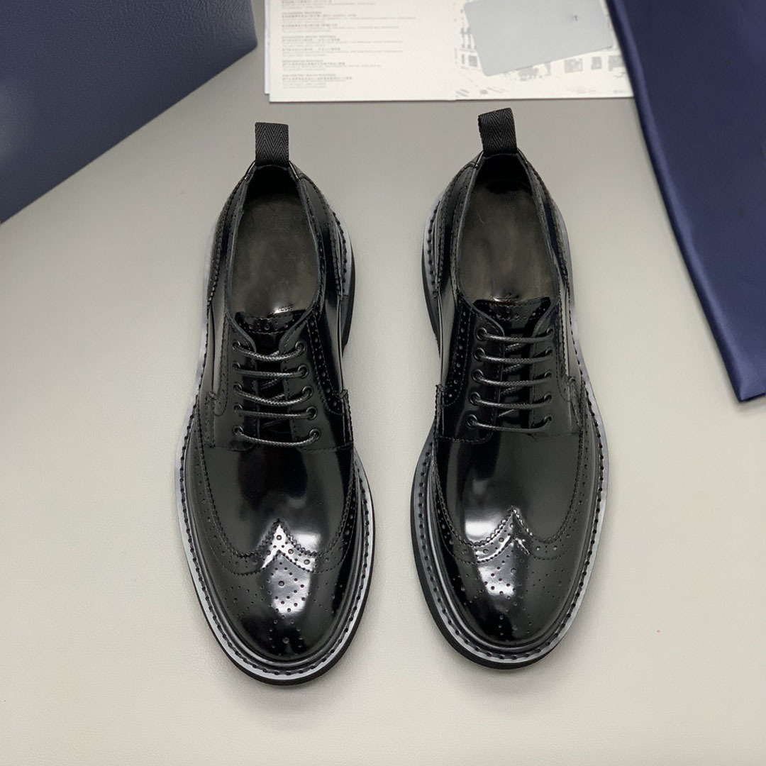 Herren Freizeitschuhe Aus Echtleder Formelle Lederschuhe_voghion.com