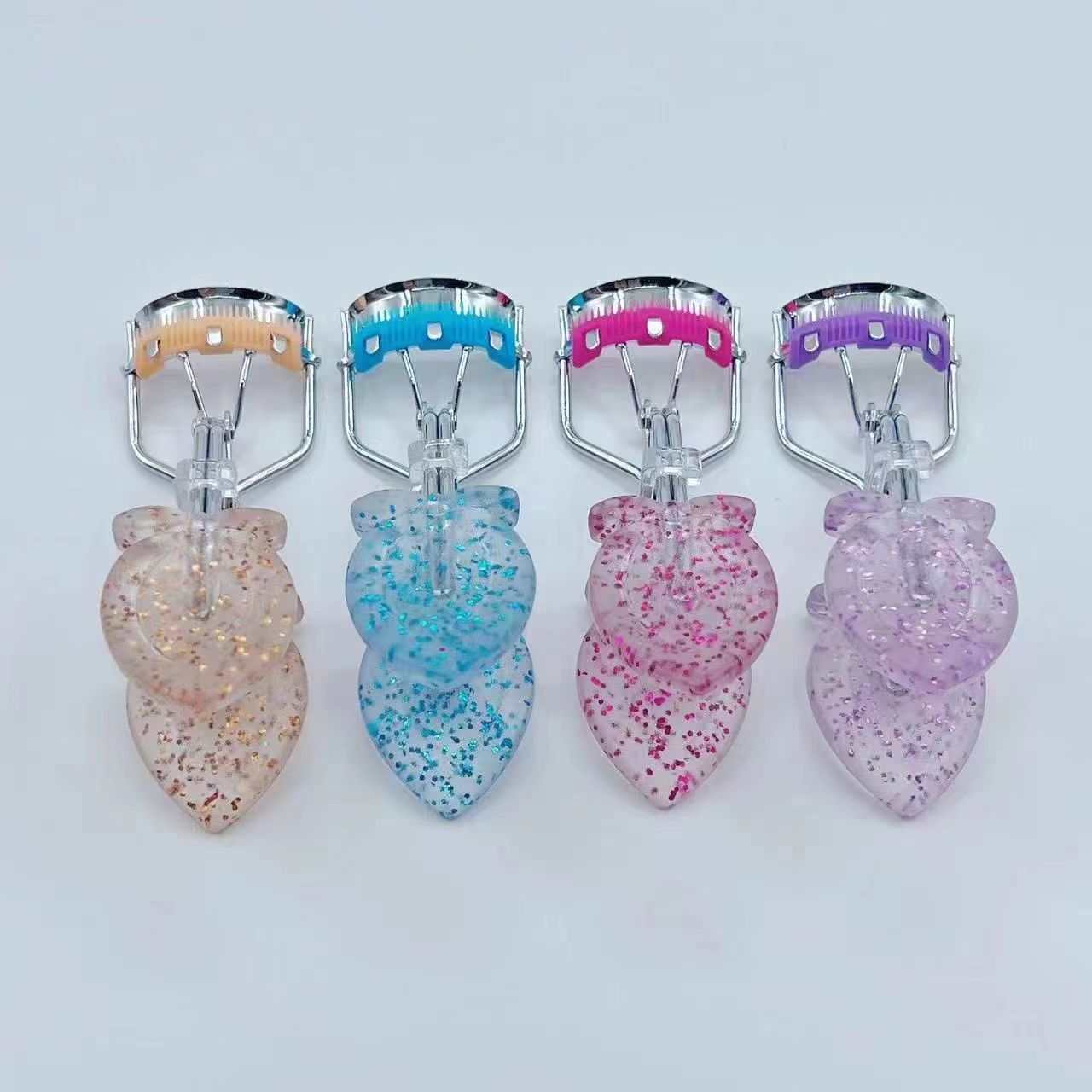 Clip de pestañas curling curling permanente curling curler para principiantes acero inoxidable herramienta de maquillaje portátil