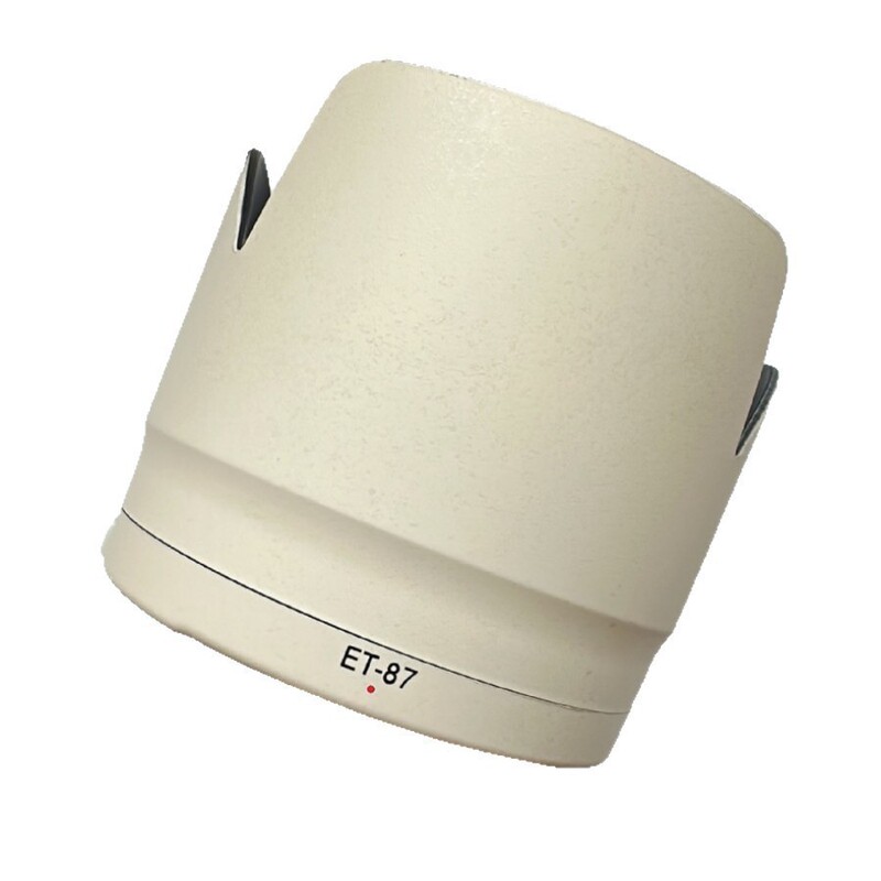 Suitable for Canon Lens Hood Et-87 White\Xiaobai, for 70-200/2.8 Is Ii Second-Generation Mount Lens Suitable for Canon Lens Hood Et-87 White\Xiaobai, for 70-200/2.8 Is Ii Second-Generation Mount Lens