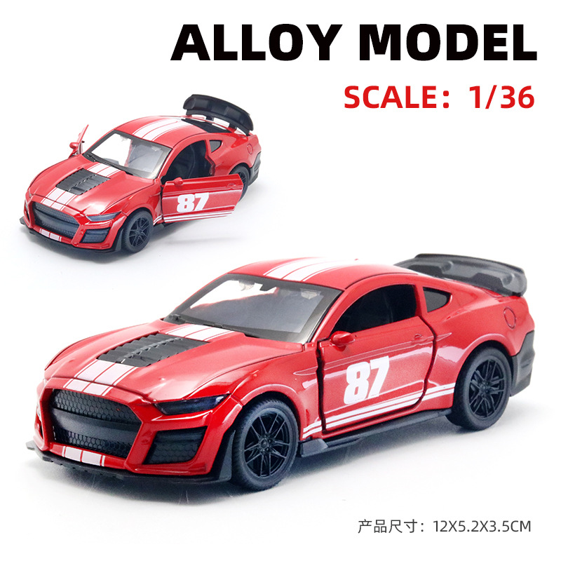 Juguetes de aleación de alta calidad para niños versión de pista modelo de coche deportivo 1: 36 bolsa de coche de puerta abierta