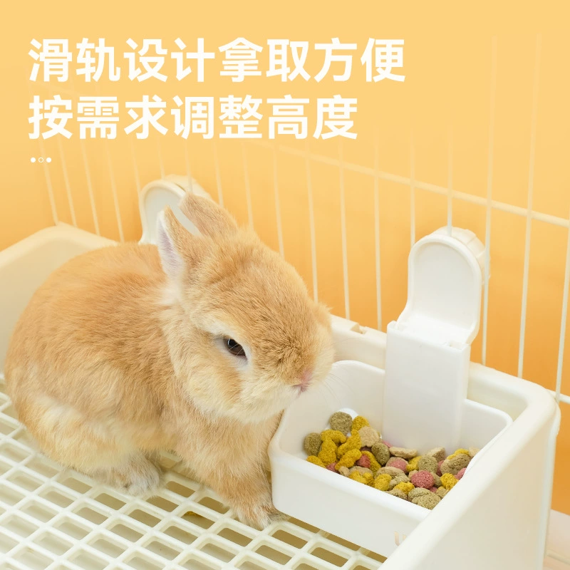 Миска для корма для кроликов Umi, миска для кормления домашних кроликов, против царапин, против укусов, против опрокидывания, коробка для еды, подвесные принадлежности для шиншиллы, кролика
