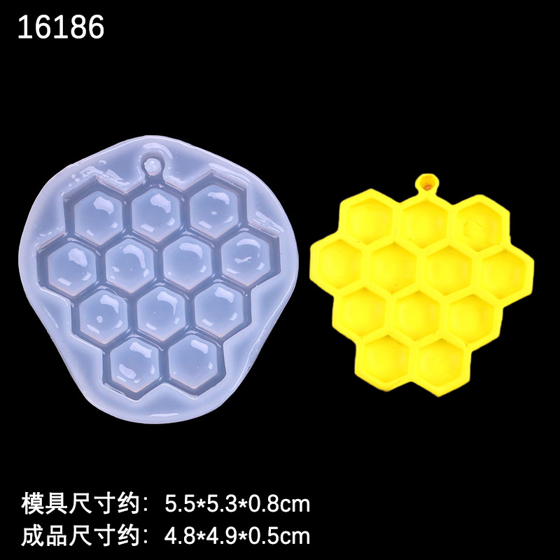 Espejo panal pequeño árbol forma fondant chocolate fondant anti-Real fruta frambuesa Mulberry decorativo epoxi molde de silicona