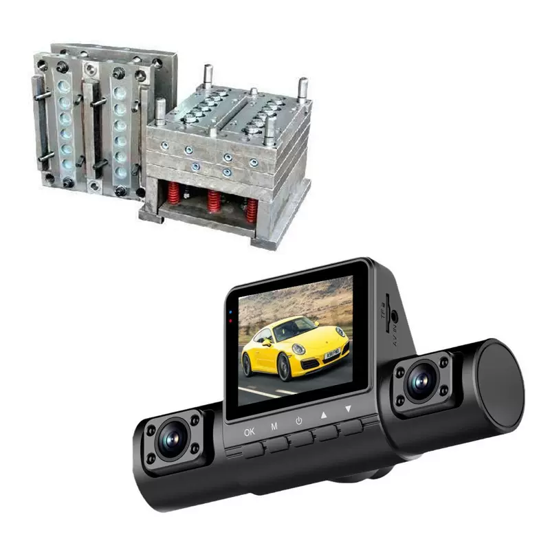 定制车内摄像头前后塑胶外壳行车记录仪器壳料开模加工