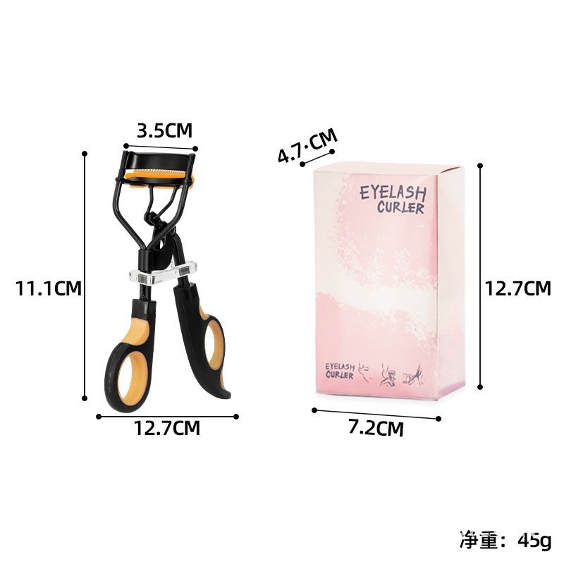 Nielans manejo de dos colores clip de pestañas multicolor opcional de pestañas de ángulo amplio fácilmente enrollar pestañas fijación clip de pestañas