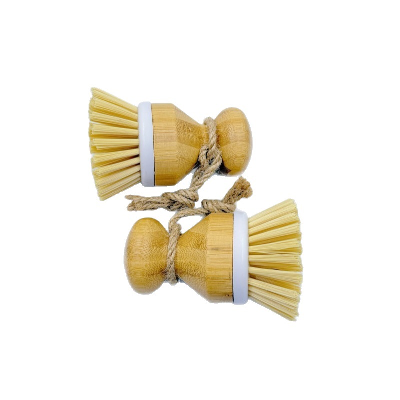 Cepillo multifuncional para platos de cocina, muy vendido, que no daña las ollas, cepillo para lavar platos, cepillo para eliminar manchas, cepillo para verduras y frutas, material de bambú.