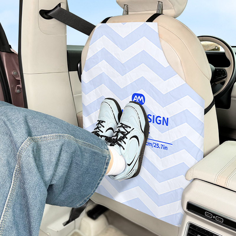 Cross-Border Automotive Supplies Seat Back Protection Pad Storage Bag Anti-Kick Pad Rear Seat Universal Car Anti-Wear and Anti-Dirt Pad