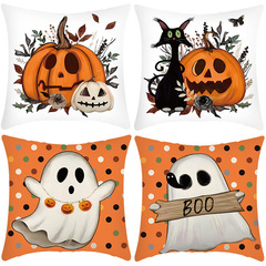 国境を越えた万聖カボチャ抱き枕カバーアマゾンアニメプリント枕ハロウィーン家庭装飾ポリエステル抱き枕カバー