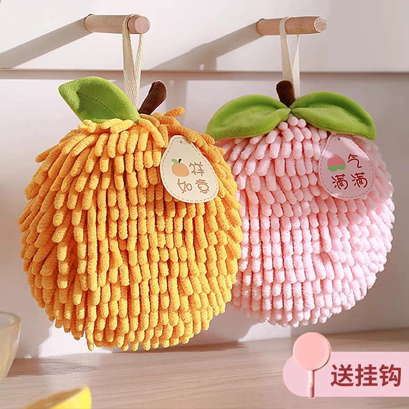 Шернил полотенце для рук висит кухня ванная комната туалет утолщение гандбол тряпка супер впитывает полотенце милое